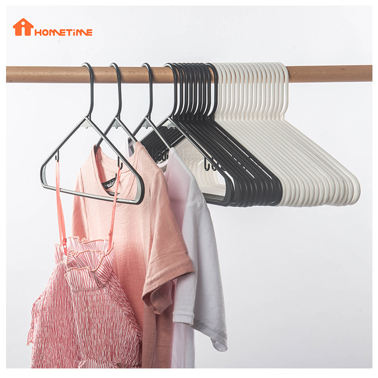 China Durable Ultra Slim Non Velvet Space Saving Non Slip Rubber Coated ABS  Plastic Clothing Hangers Manufacture and Factory